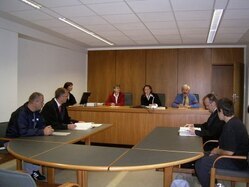 Sitzungssaal des Arbeitsgerichts